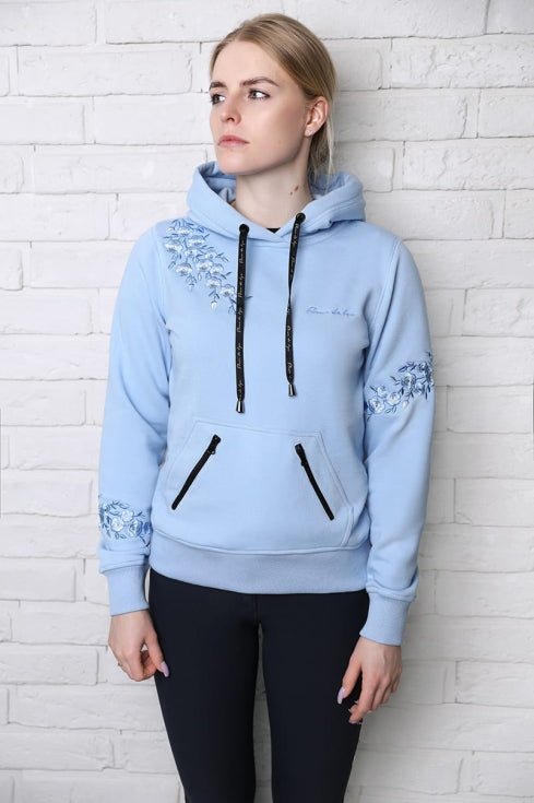 Flower Hoodie Blue