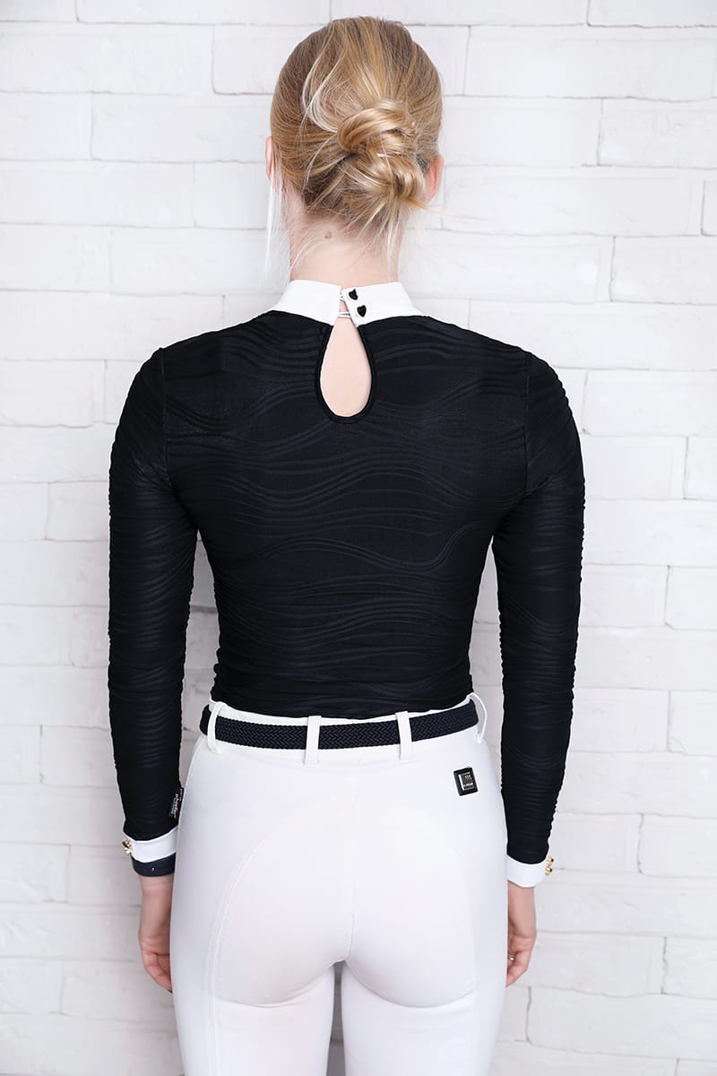 Pansy Shirt Black