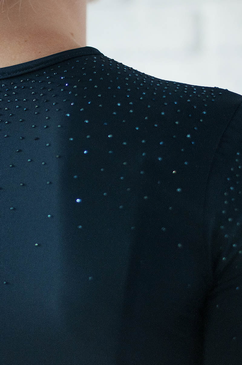 Rose Training Shirt Black Long