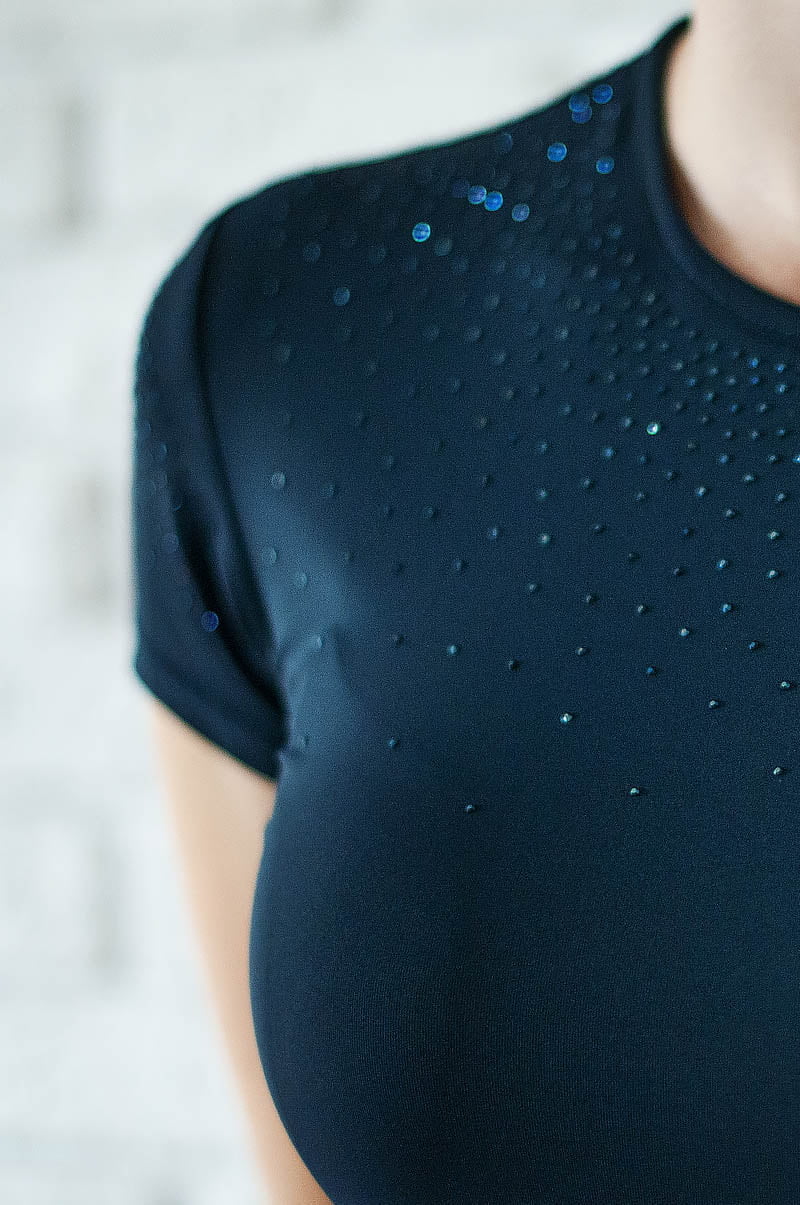 Rose Training Shirt Navy