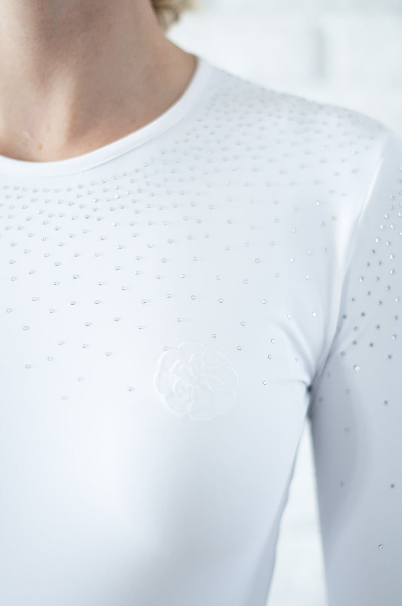 Rose Training Shirt White Long