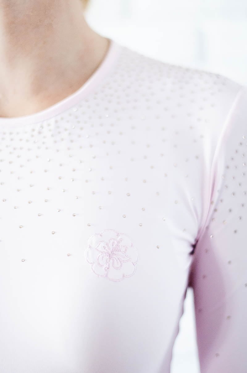 Rose Training Shirt Pink Long
