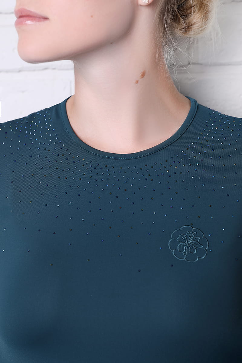 Rose Training Shirt Green Long