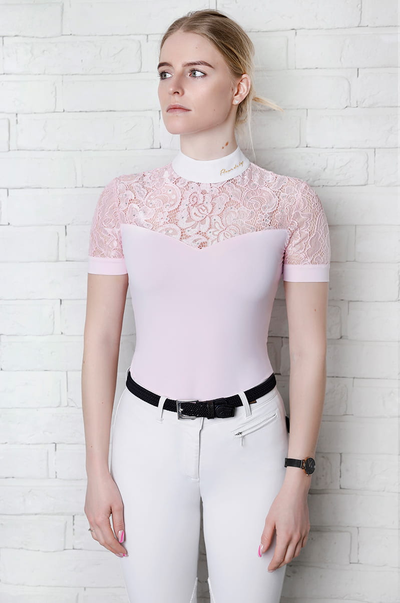 Cristall Shirt Short Sleeve Pink