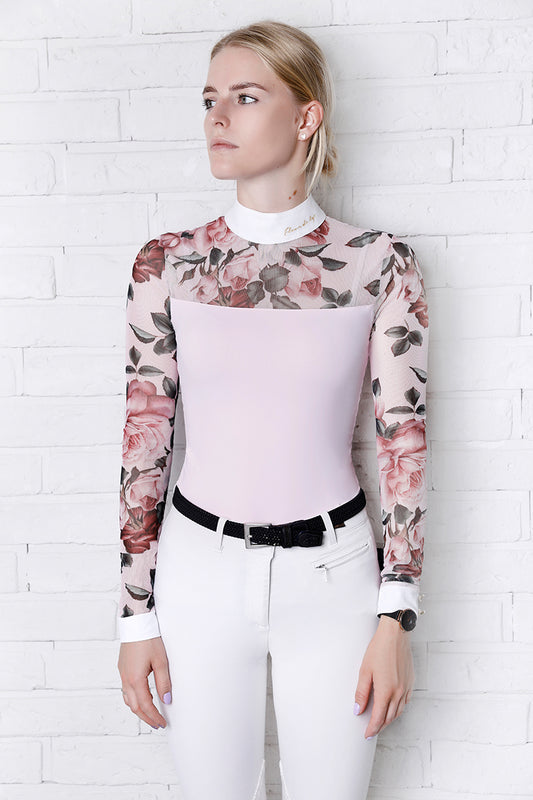 Cindy Shirt Flower Pink