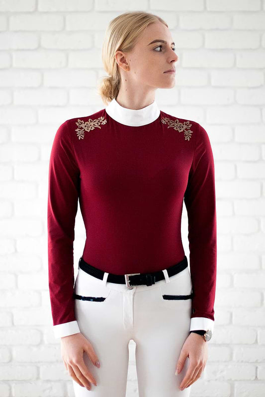 Ruby Shirt Burgundy